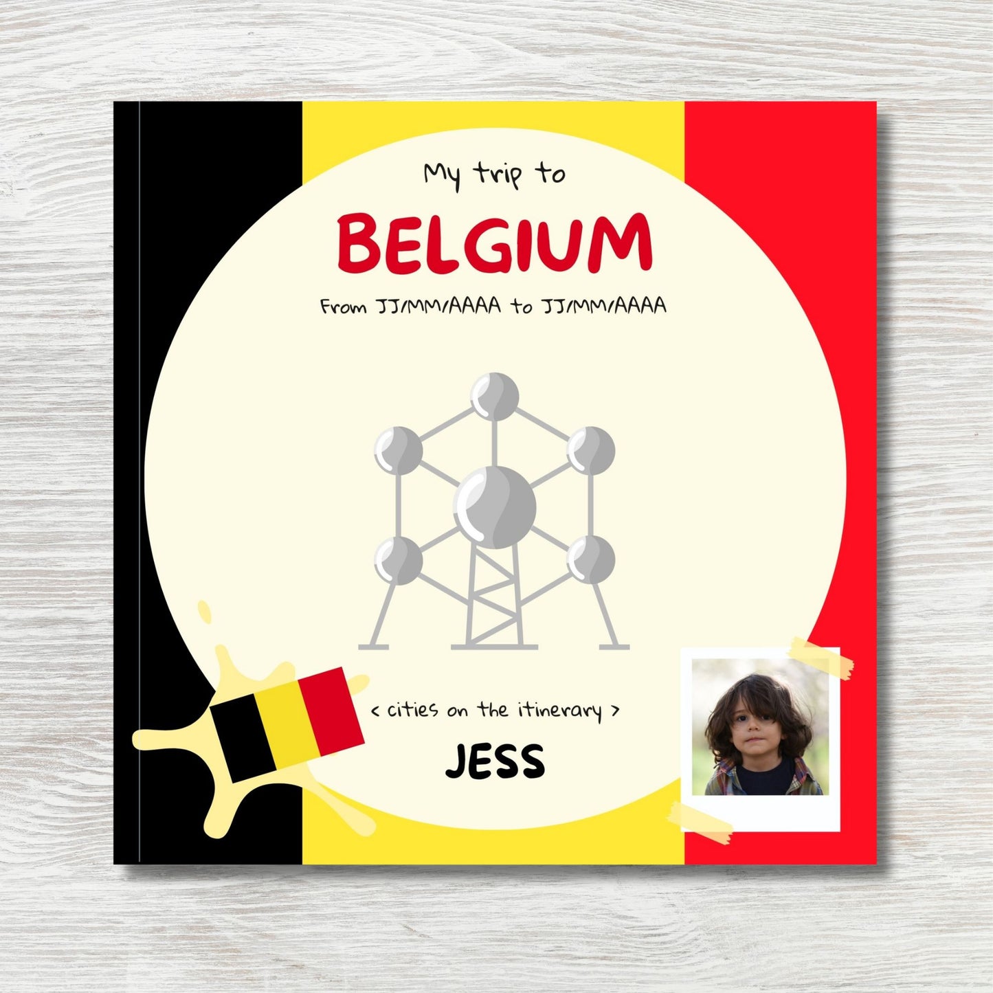 Mini Travel Book in Belgium