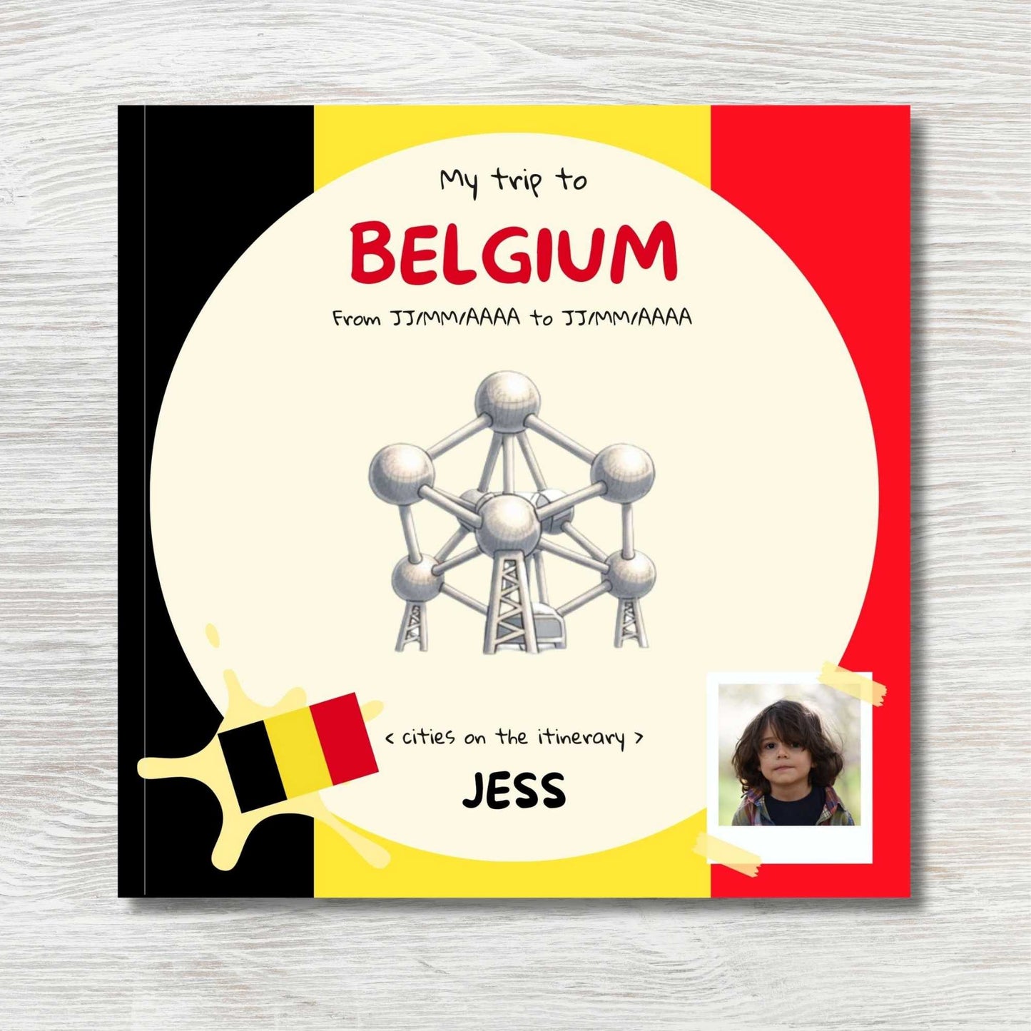 Mini Travel Book in Belgium