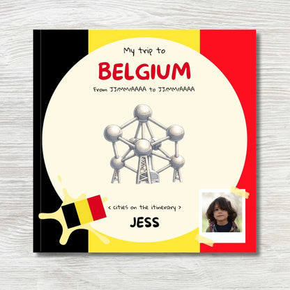 Mini Travel Book in Belgium