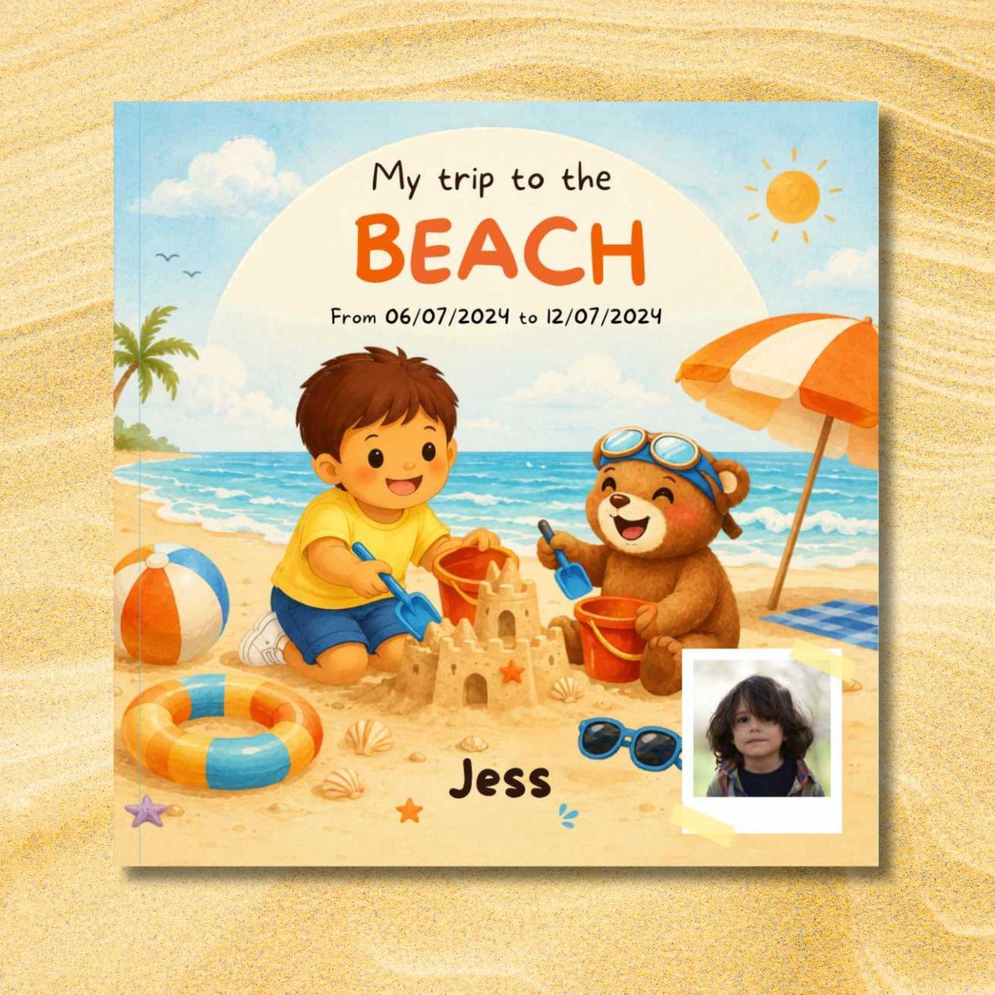 Mini Travel Book at the Beach