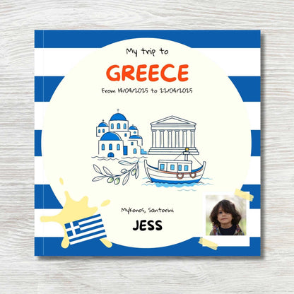 Mini Travel Book in Greece