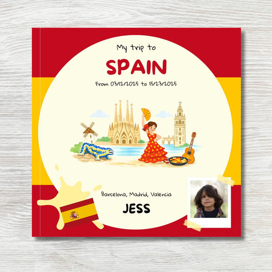 Mini Travel Book in Spain