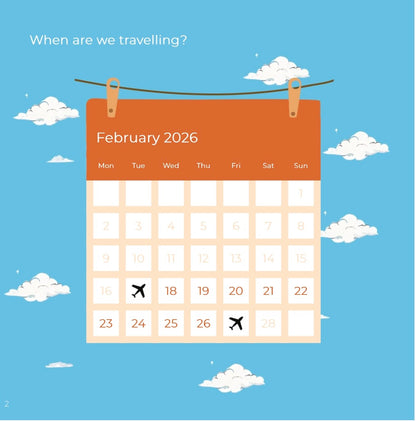 Mini Travel Book in the Snow