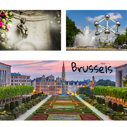 Mini Travel Book in Belgium