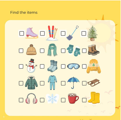 Mini Travel Book in the Snow