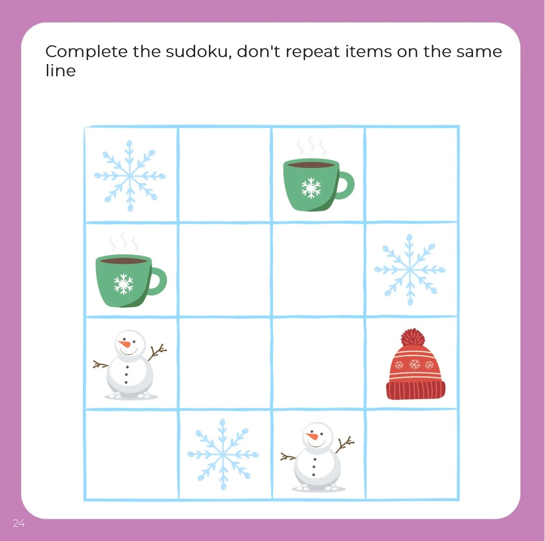 Mini Travel Book in the Snow