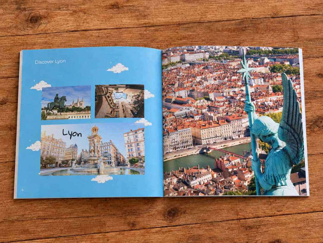Personalized Travel Book for Kids: France