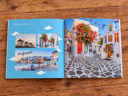 Personalized Travel Book for Kids: Greece