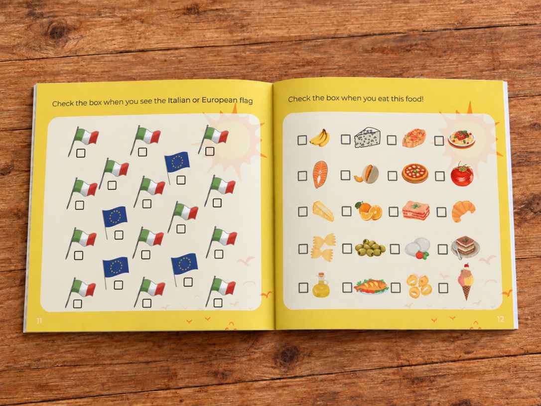Personalized Travel Book for Kids: Italy