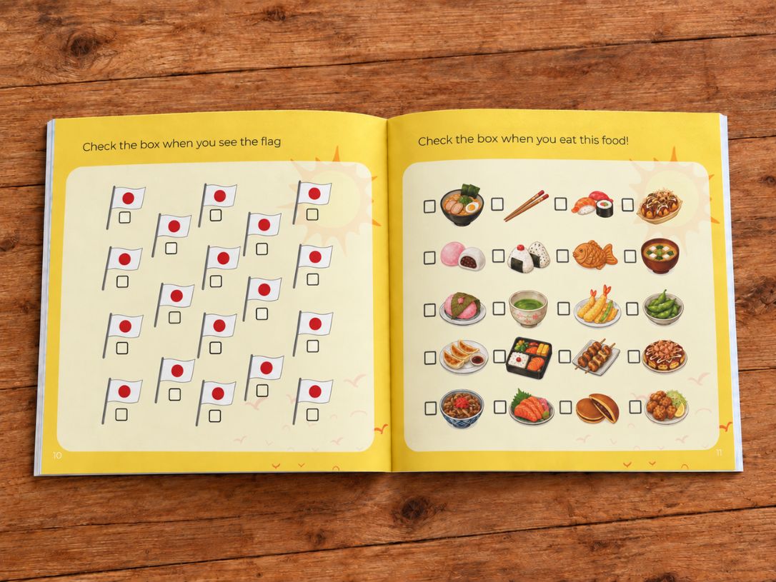 Personalized Travel Book for Kids: Japan
