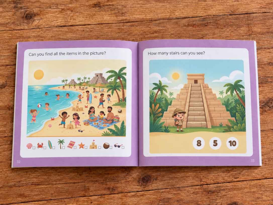 Personalized Travel Book for Kids: Mexico