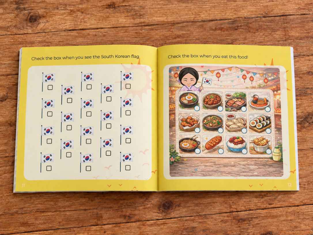 Personalized Travel Book for Kids: South Korea