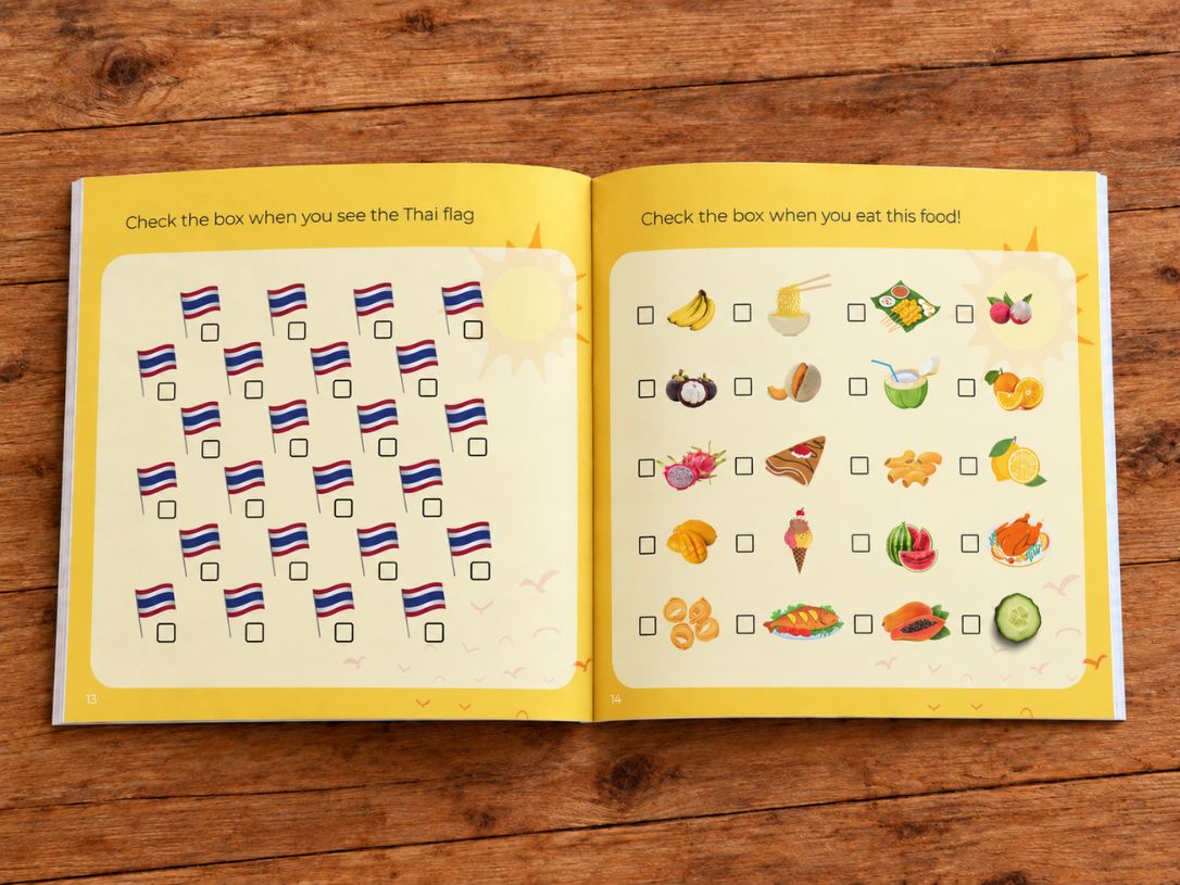 Libro de viaje personalizado para niños: Tailandia
