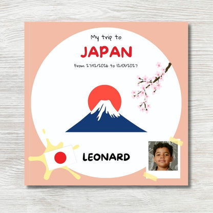 Personalized Travel Book for Kids: Japan