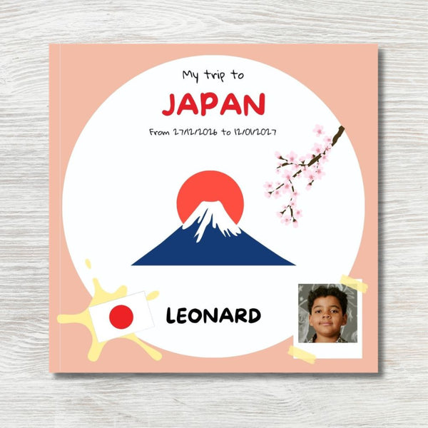 Personalized Travel Book for Kids: Japan