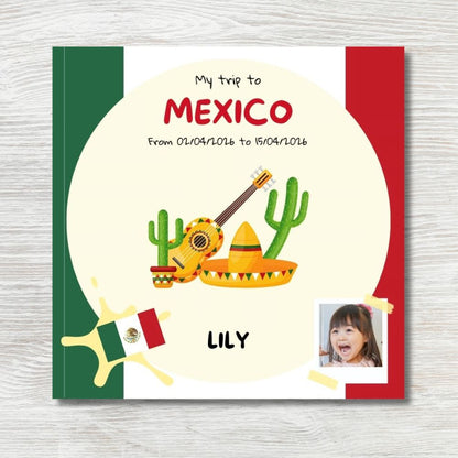 Personalized Travel Book for Kids: Mexico